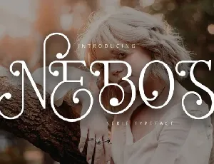 Nebos font