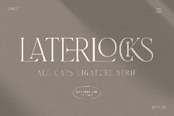 Laterlocks Typeface font