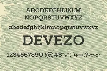 Devezo font