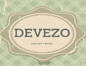 Devezo font