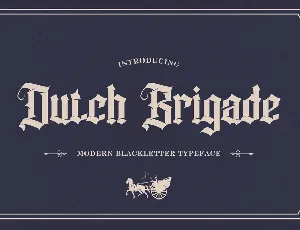 Dutchbrigade font