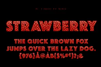 STRAWBERRY PERSONAL USE font