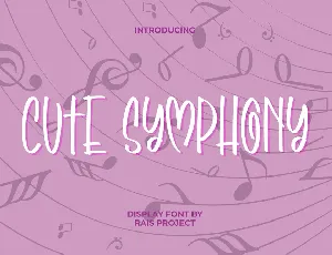 Cute Symphony Demo font