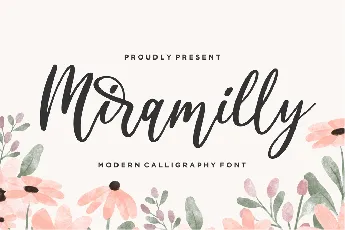 Miramilly font