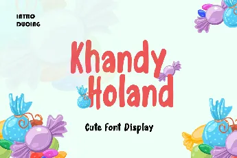 Khandy Holand font