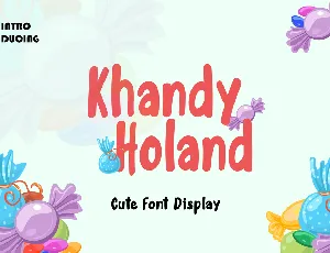 Khandy Holand font