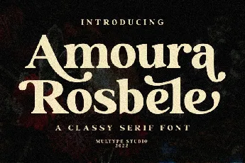 Amoura Rosbele font