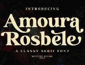 Amoura Rosbele font