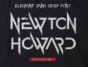 Newton Howard font