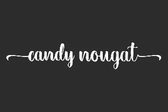 Candy Nougat font