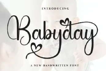 Babyday Script font