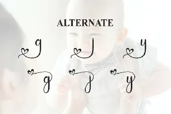 Babyday Script font