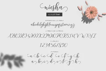 Niesha font