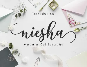 Niesha font