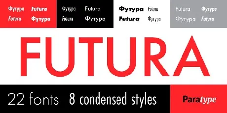 Futura PT font