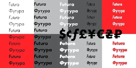 Futura PT font