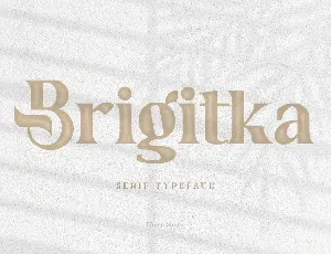 Brigitka font