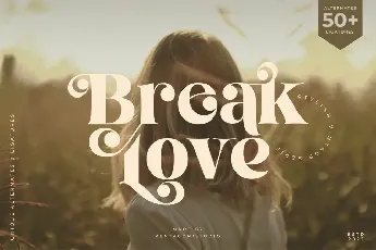 Break Love Demo font