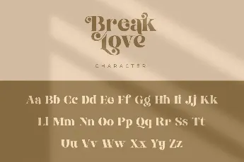 Break Love Demo font