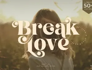 Break Love Demo font