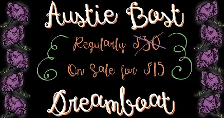 Austie Bost Dreamboat font