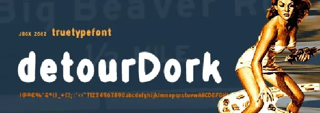 detourDork font