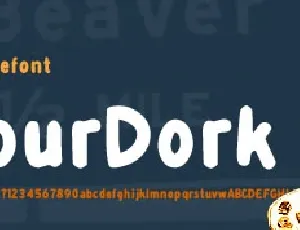 detourDork font