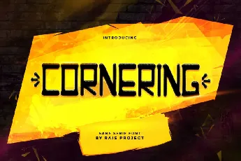 Cornering font