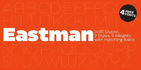 Eastman Alternate Sans Serif font