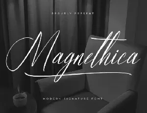 Magnethica font