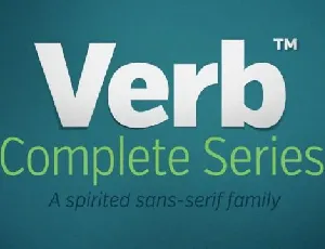 Verb Free font