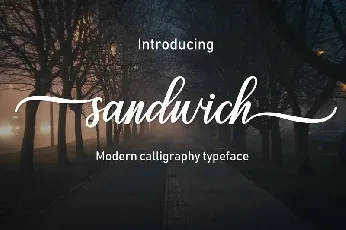 Sandwich font