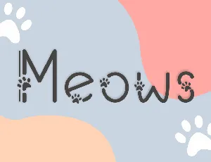 Meows font