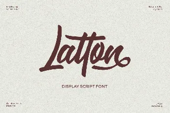 Latton font