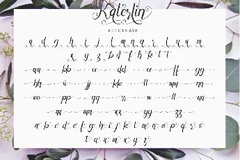 Katerlin font