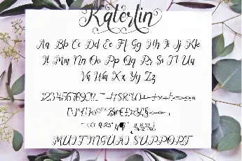 Katerlin font