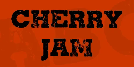 CHERRY JAM font