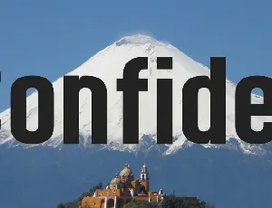 Confidel font