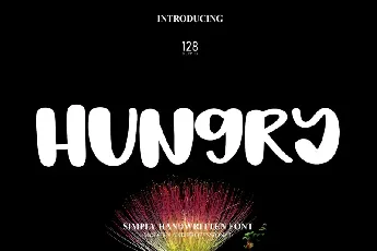 Hungry Display font