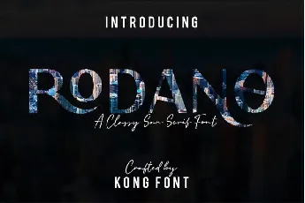 Rodano Display font