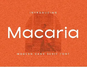 Macaria font