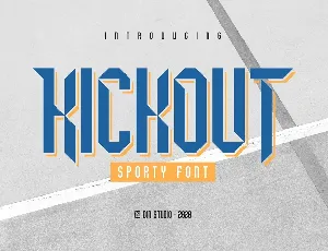 Kickout font