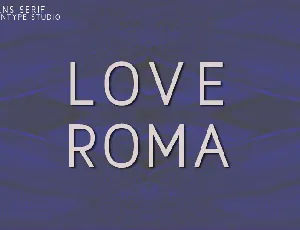 Love Roma font