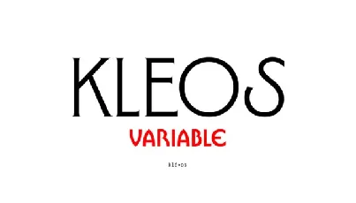 PF Kleos font