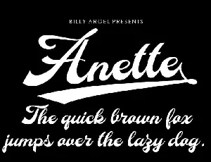 Anette font