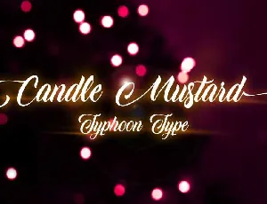 Candle Mustard Free Download font