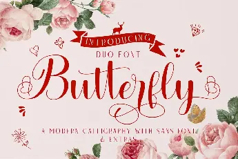 Butterfly Duo font