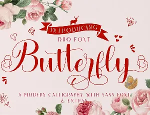 Butterfly Duo font