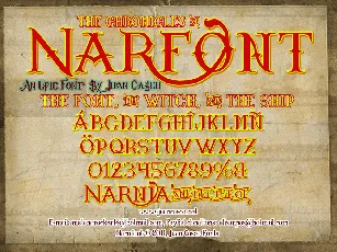 Narnfont