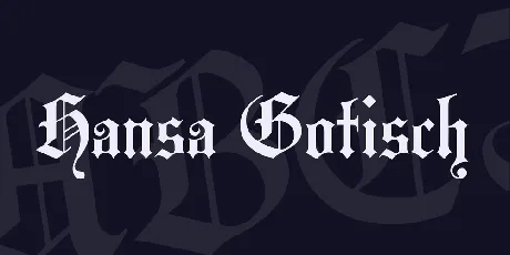 Hansa Gotisch font